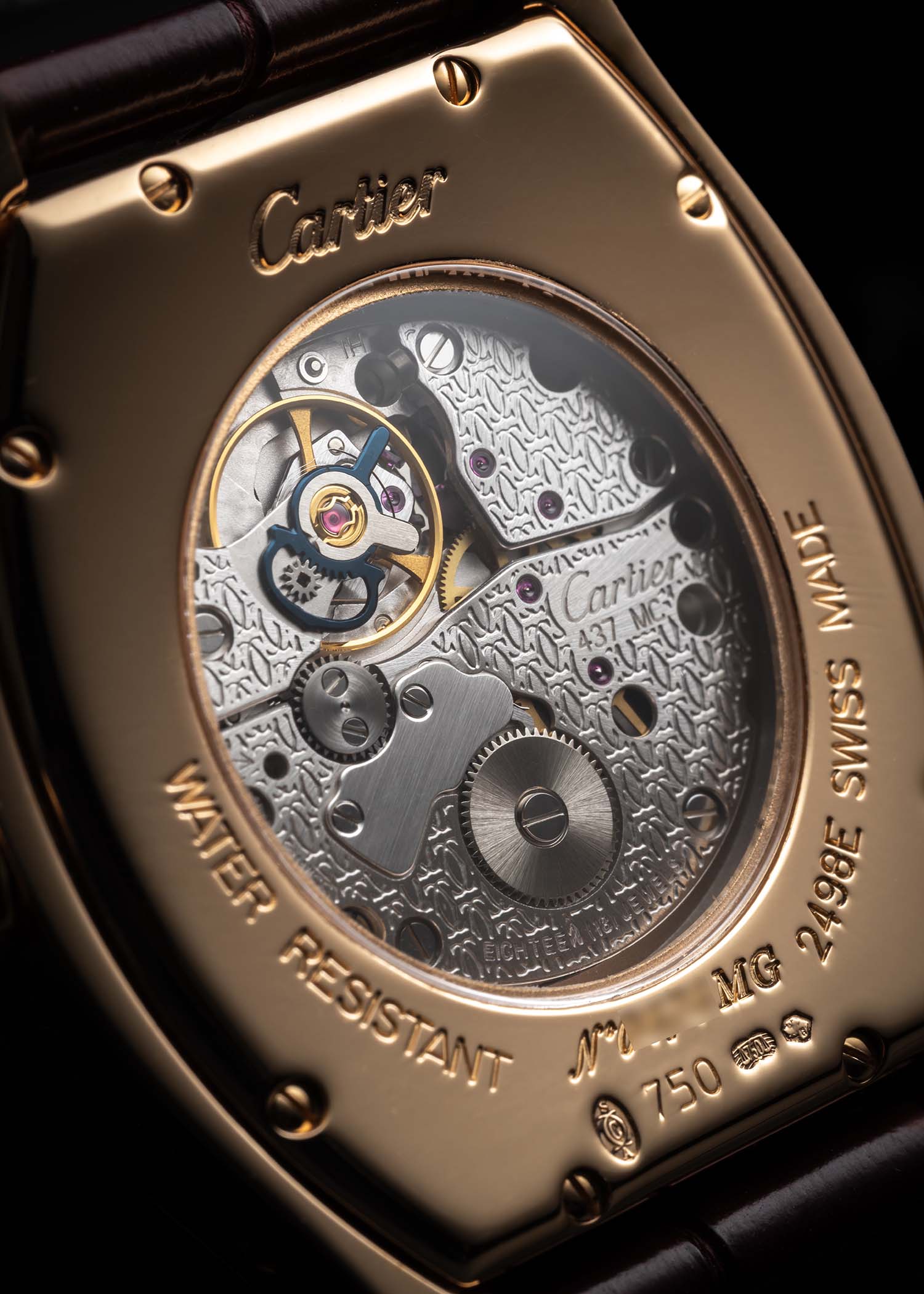 Cartier Tortue Yellow Gold CPCP Collection Prive 2498E